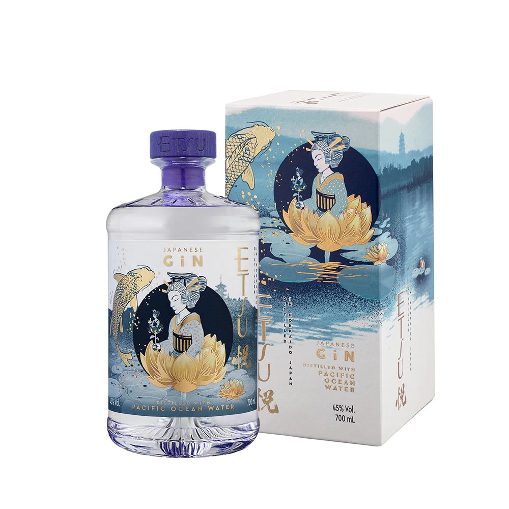 Etsu Gin Pacific Ocean Water 45% 0.7l Box