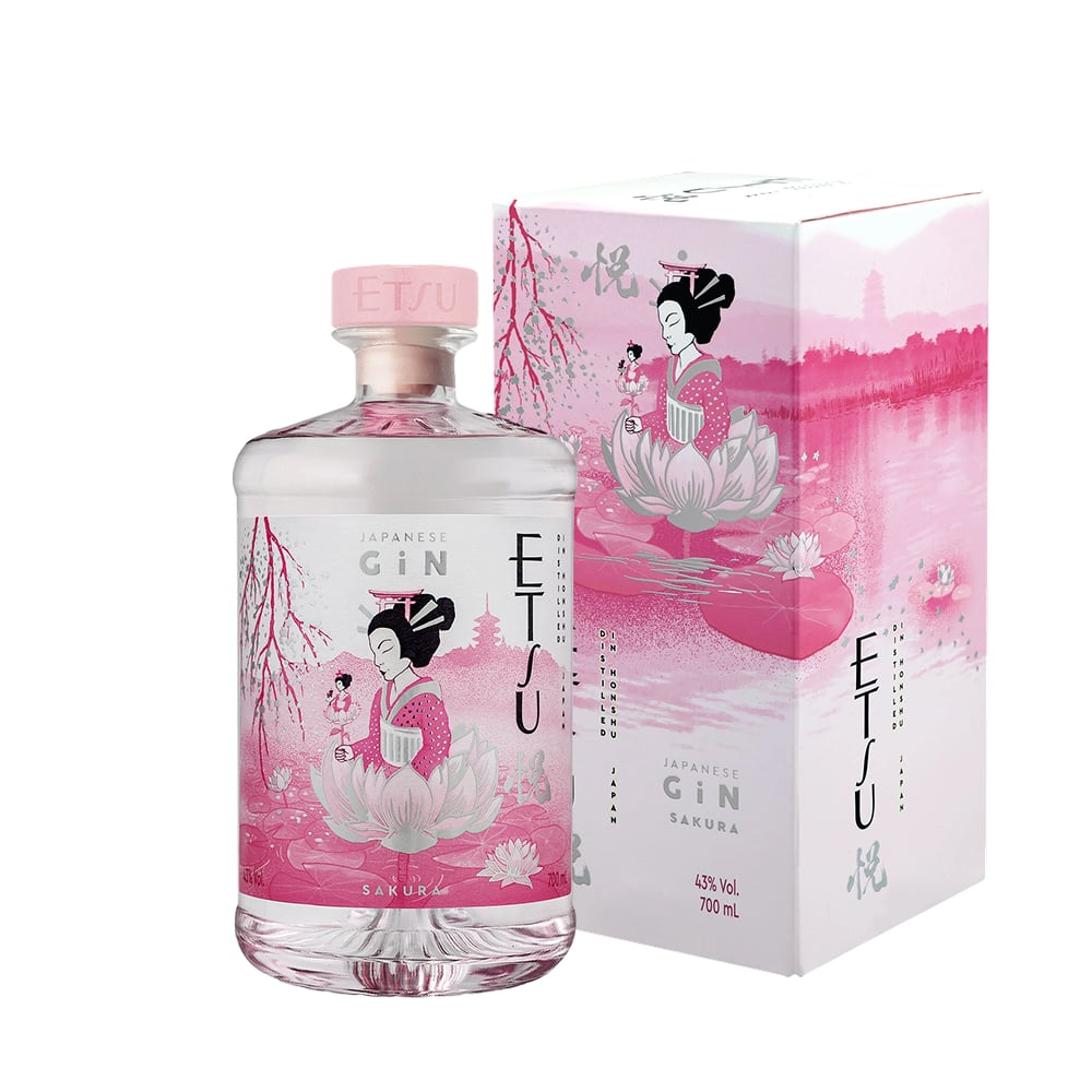 Etsu Gin Sakura 43% 0.7l Box