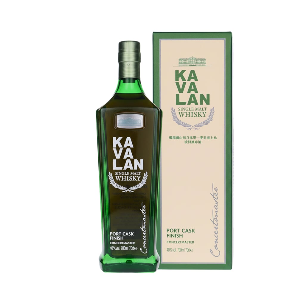 Kavalan Concertmaster Port Cask Finish 40% 0.7l Box
