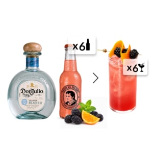 Paloma Set: Don Julio Blanco + Thomas Henry Grapefruit x6