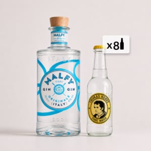 Gin & Tonic Set: Malfy Original + Thomas Henry Tonic Water x8