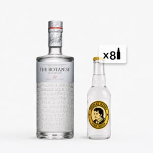 Gin & Tonic Set: The Botanist + Thomas Henry Tonic Water x8