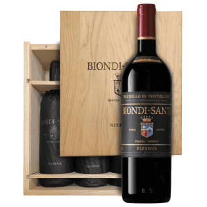 Biondi Santi Brunello Di Montalcino Riserva 2013 3 Bottles Wooden Box
