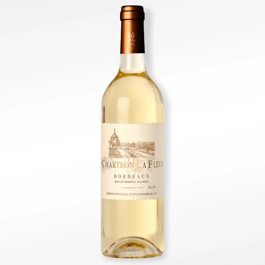 chartron la fleur blanc