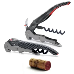 Korkociąg kelnerski trybuszon ClickCut Carbon Effect Pulltex