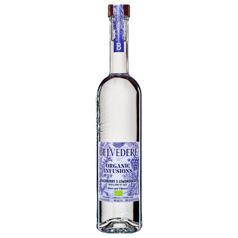 Belvedere Organic Infusions Blackberry & Lemongrass 40%