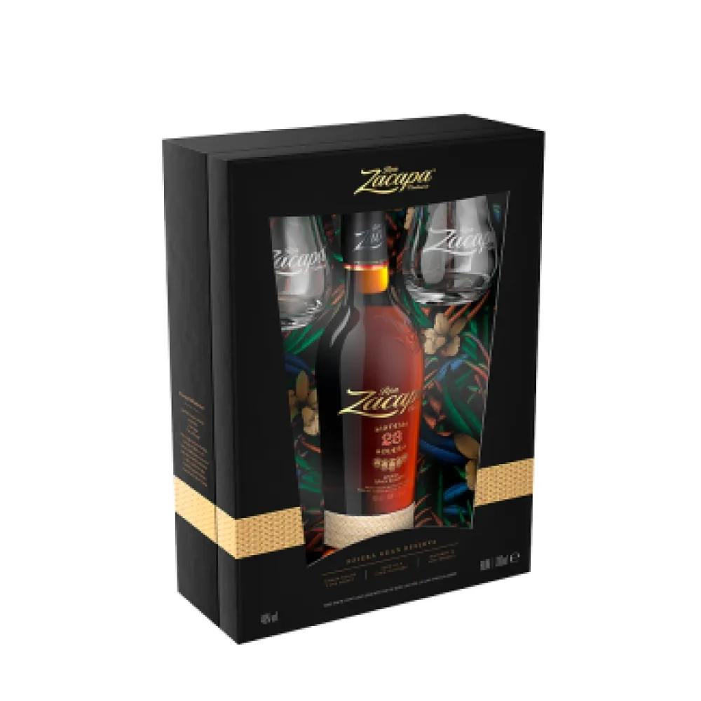 Zacapa Centenario 23YO + 2 Szklanki