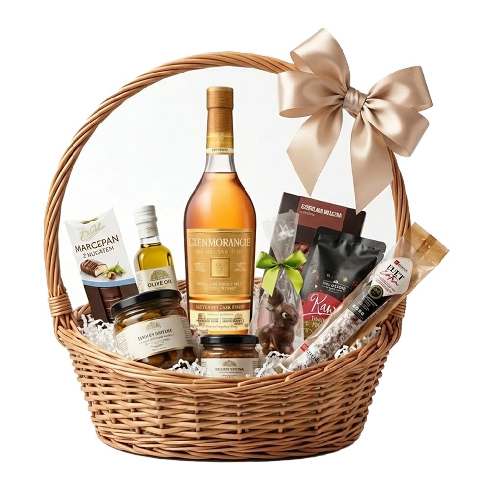 Wielkanocny Koszyk Słodko-Słony Glenmorangie Nectar D'Or 16YO